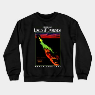 Hellord's Lords Of Darkness 1987 World Tour Crewneck Sweatshirt